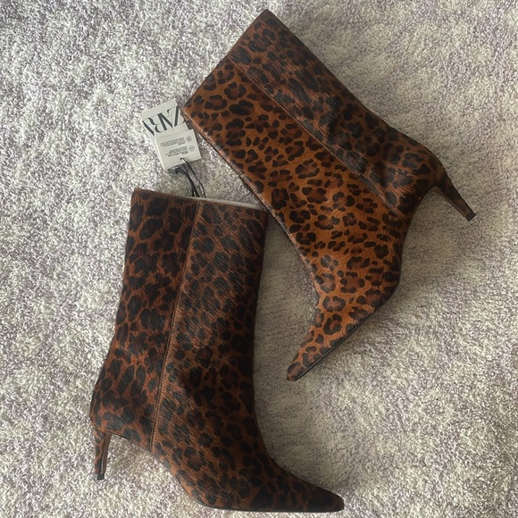 NWT Zara Wide Calf Boots Sz 9 - Picture 11 of 16